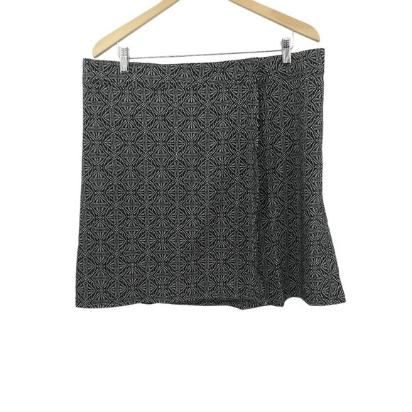 RipSkirt Length 2 Wrap Geometric Skirt Coverup Size XL Black White Adjustable - Picture 9 of 12